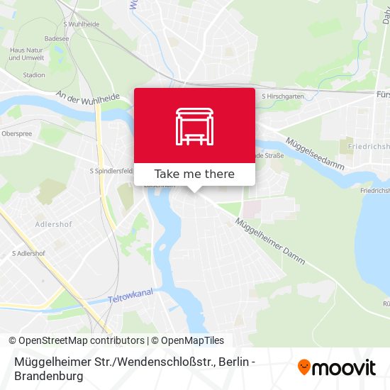 Карта Müggelheimer Str. / Wendenschloßstr.