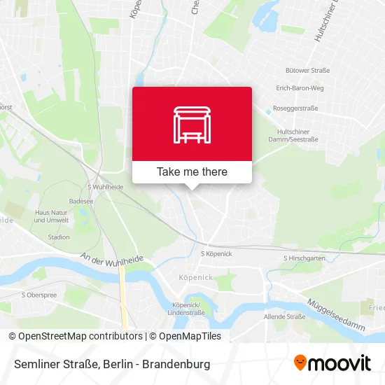 Карта Semliner Straße