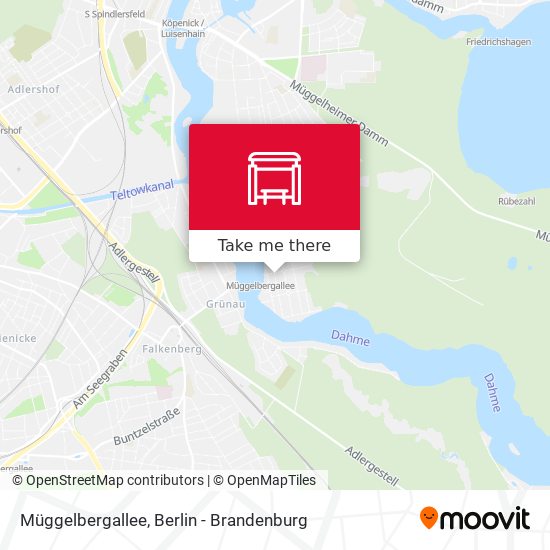 Müggelbergallee map