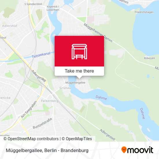 Карта Müggelbergallee