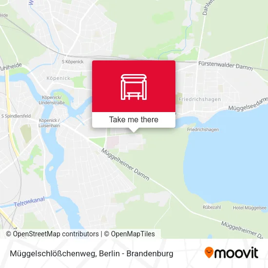 Карта Müggelschlößchenweg