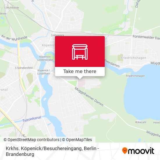Krkhs. Köpenick / Besuchereingang map