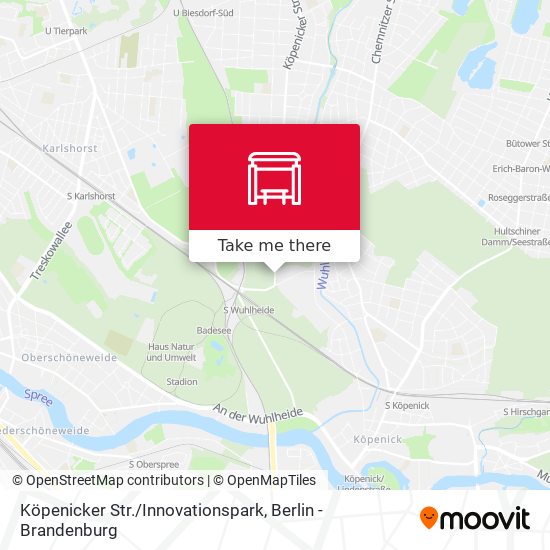 Köpenicker Str. / Innovationspark map