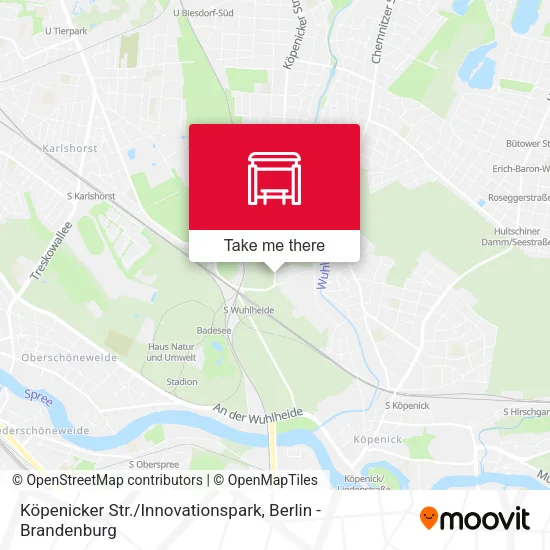 Карта Köpenicker Str. / Innovationspark