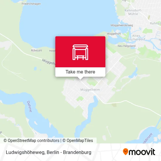 Ludwigshöheweg map
