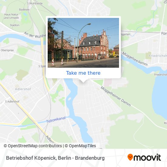 Betriebshof Köpenick map