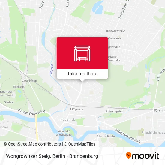 Карта Wongrowitzer Steig