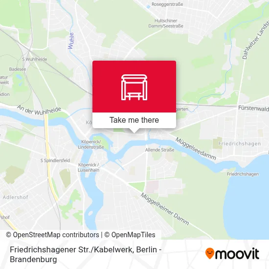 Friedrichshagener Str. / Kabelwerk map