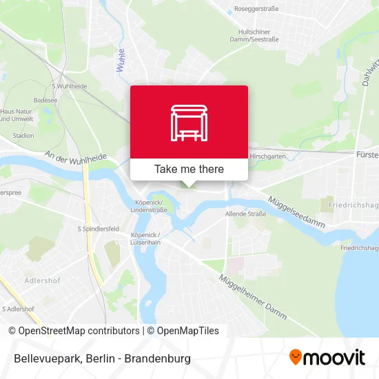 Карта Bellevuepark