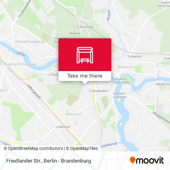 Friedlander Str. map