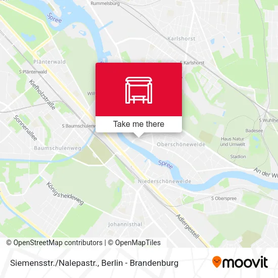 Карта Siemensstr./Nalepastr.