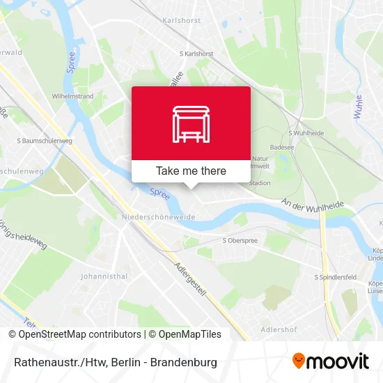 Карта Rathenaustr./Htw