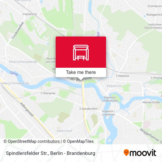 Карта Spindlersfelder Str.