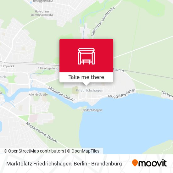 Marktplatz Friedrichshagen map