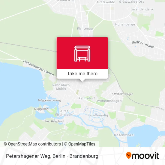 Petershagener Weg map