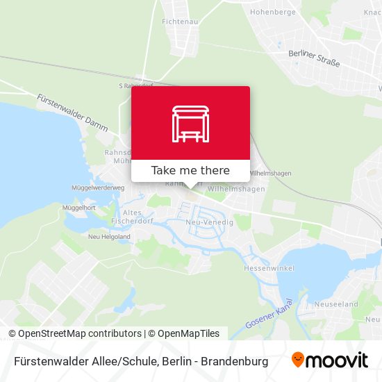 Fürstenwalder Allee/Schule map