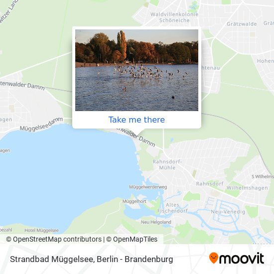 Strandbad Müggelsee map