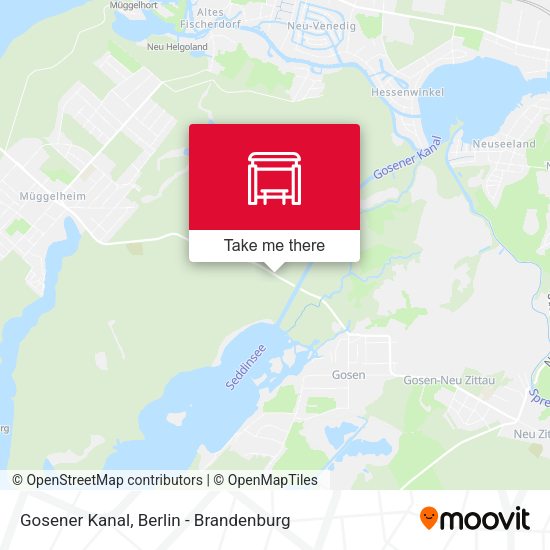 Gosener Kanal map