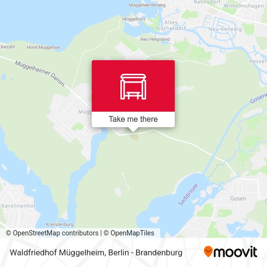 Waldfriedhof Müggelheim map