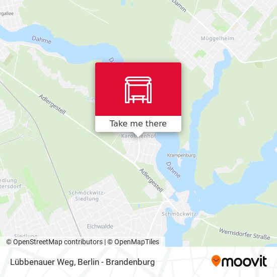Lübbenauer Weg map
