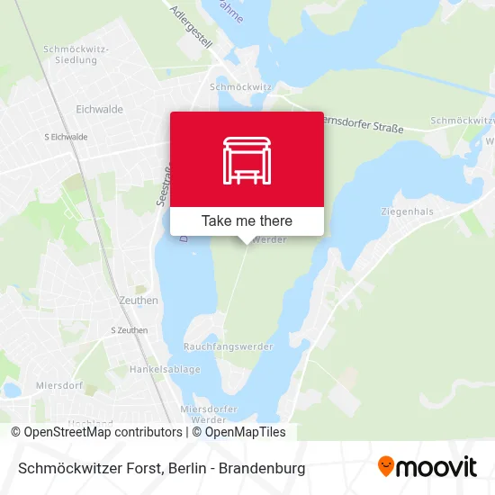 Schmöckwitzer Forst map