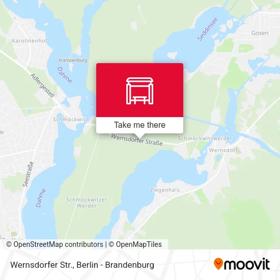Карта Wernsdorfer Str.