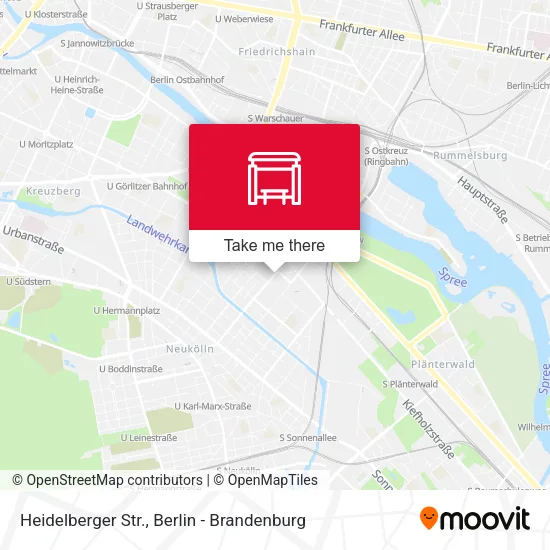 Карта Heidelberger Str.