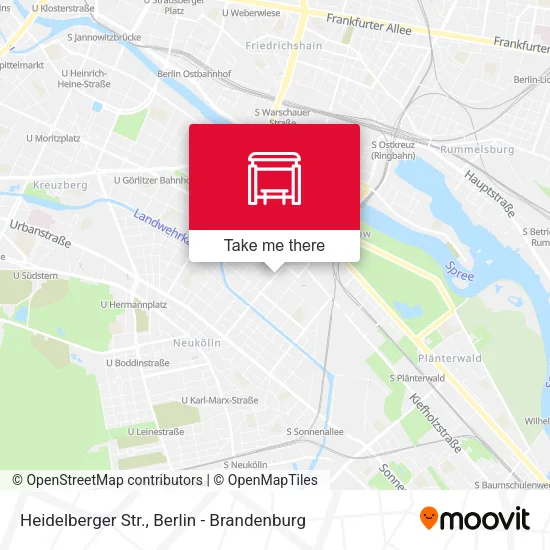 Карта Heidelberger Str.
