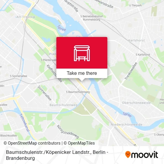 Карта Baumschulenstr. / Köpenicker Landstr.