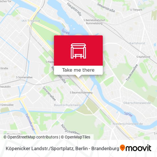 Köpenicker Landstr./Sportplatz map