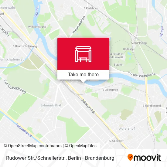 Карта Rudower Str./Schnellerstr.