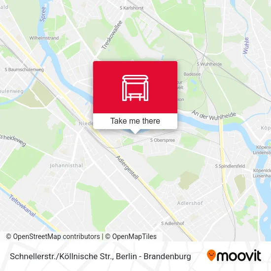 Карта Schnellerstr./Köllnische Str.