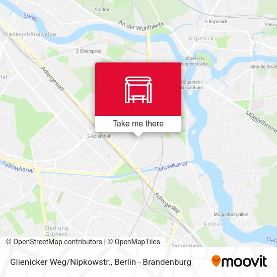 Карта Glienicker Weg/Nipkowstr.