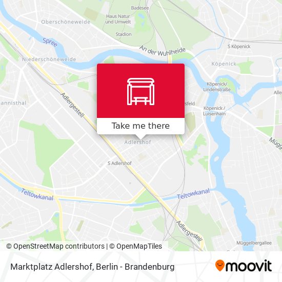 Marktplatz Adlershof map