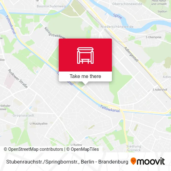 Карта Stubenrauchstr./Springbornstr.