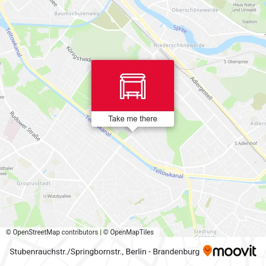 Карта Stubenrauchstr./Springbornstr.