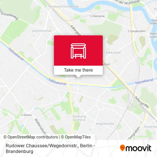 Rudower Chaussee/Wegedornstr. map