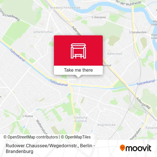 Rudower Chaussee/Wegedornstr. map