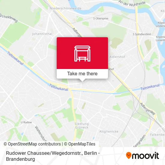 Rudower Chaussee/Wegedornstr. map