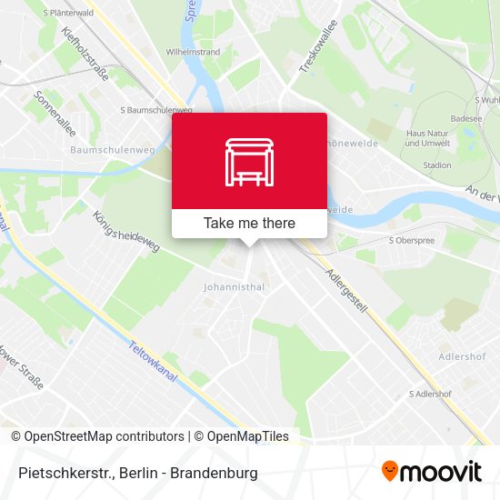 Карта Pietschkerstr.