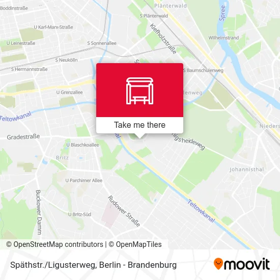 Späthstr./Ligusterweg map