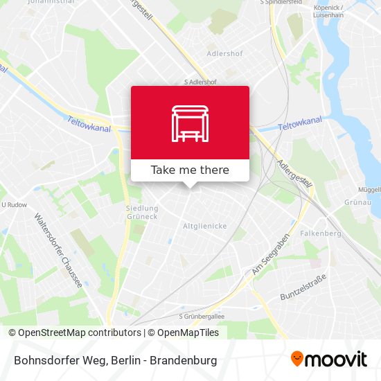 Bohnsdorfer Weg map