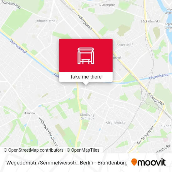Карта Wegedornstr./Semmelweisstr.