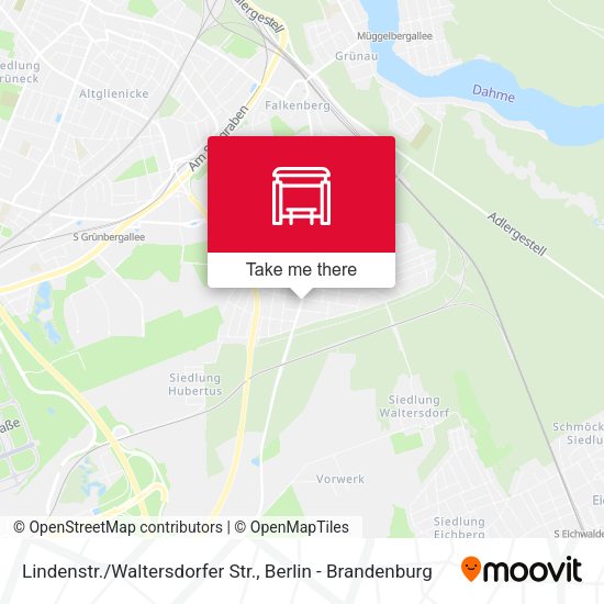 Карта Lindenstr./Waltersdorfer Str.