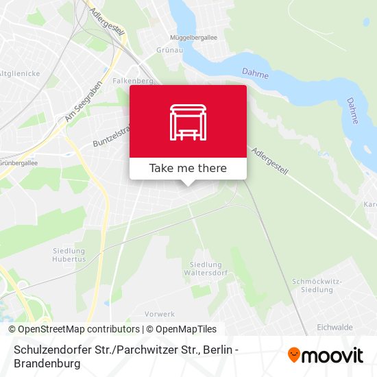 Schulzendorfer Str. / Parchwitzer Str. map