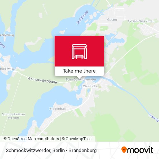 Schmöckwitzwerder map