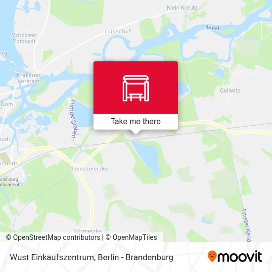 Wust Einkaufszentrum map