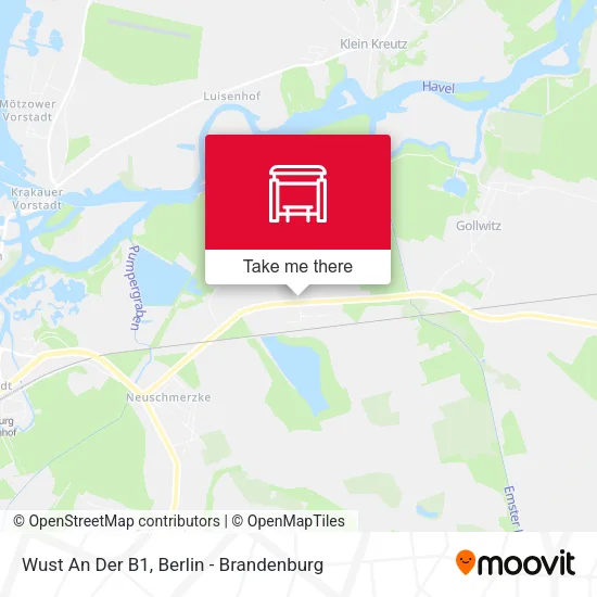 Карта Wust An Der B1