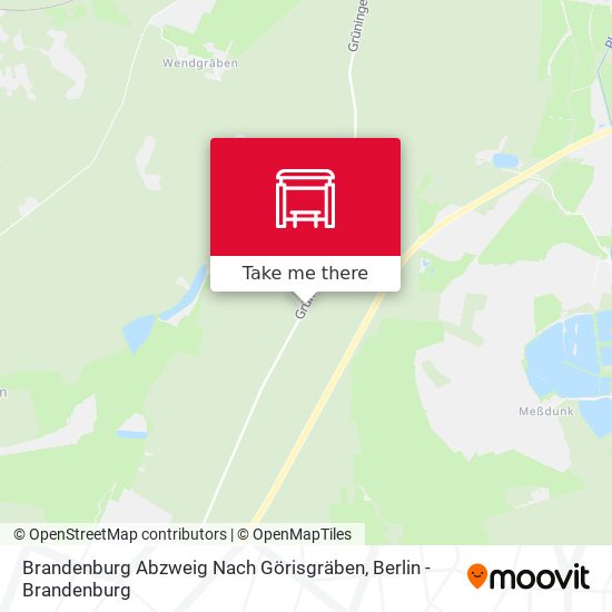 Brandenburg Abzweig Nach Görisgräben map