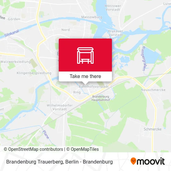 Brandenburg Trauerberg map